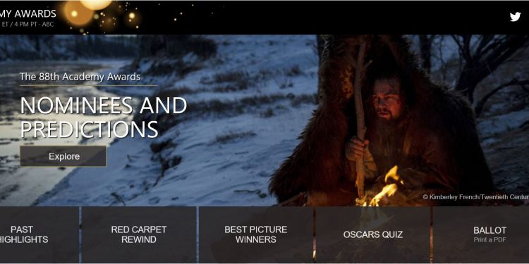 Bing Your Guide to the Academy Awards