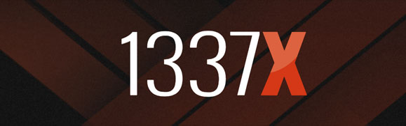 An image of torrent website called 1337X.