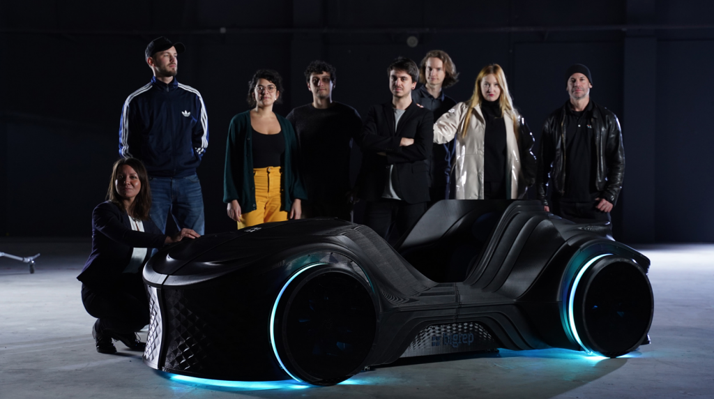 BigRep presents a conceptual 3D-printed electric car