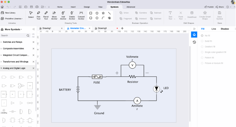 How to Draw a Circuit Diagram Easier with EdrawMax