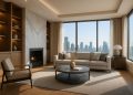 Modern luxury condo interior with stylish furnishings, showcasing enhanced resale value features