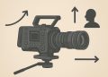 Dynamic camera movement illustrating audience perception concepts in film and media analysis