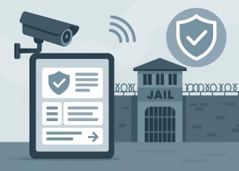 JailCore digital dashboard monitoring correctional facility security and operations