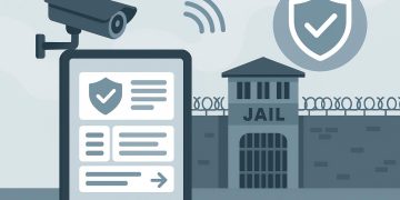 JailCore digital dashboard monitoring correctional facility security and operations