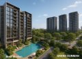 River Modern condominium facade compared to Grand Dunman residential development in Singapore