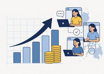 Remote Filipino team collaborating online to support international business expansion efficiently