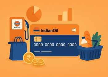 Indian Oil Credit Card showcasing rewards and savings on daily fuel and shopping expenses