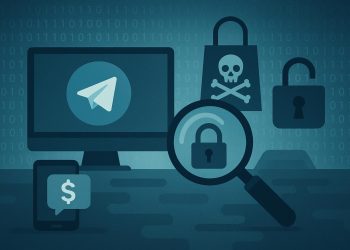 Telegram chat interface displaying fraud alerts and scam warnings for online marketplace activity