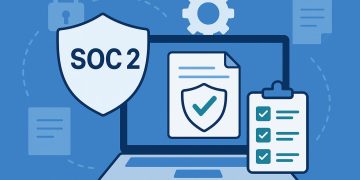 SOC 2 compliance software dashboard displaying security and compliance monitoring features