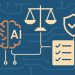 Abstract representation of ethical guidelines and safety protocols in AI software development
