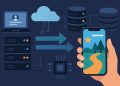 Mobile game user interface illustrating backend technology and seamless gameplay experience
