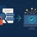 Conceptual graphic illustrating data breach monitoring and exposure intelligence solutions for businesses