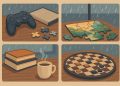 Board games, movie marathon, creative crafts, and reading as fun indoor activities on rainy days