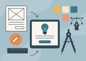 Early-stage product design concepts and development process visualization