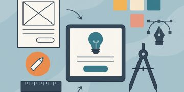 Early-stage product design concepts and development process visualization