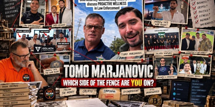 Image 1 of Tomo Marjanovic: Goliath Ventures, Andrew Tate & Ohio AG Wilson Update