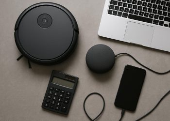 Automated tools and smart devices simplifying repetitive office tasks and boosting productivity